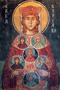 Affresco bizantino del XV secolo da Unbekannt Unbekannt